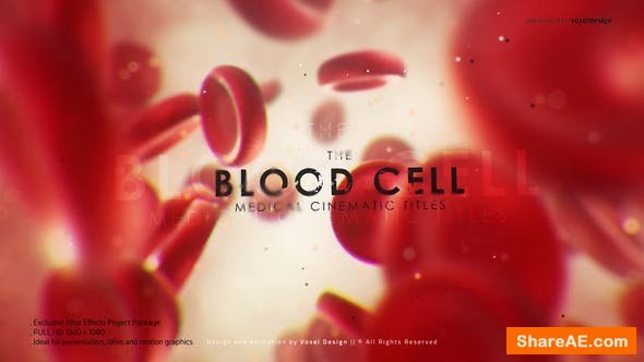 Videohive Red Blood Medical Opener Videohive Red Blood Medical Opener