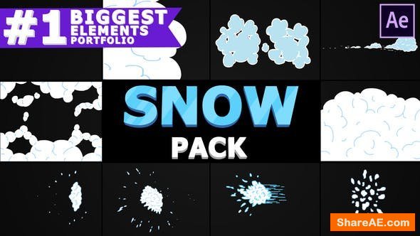 Videohive 2D Cartoon Snow | After Effects Videohive 2D Cartoon Snow | After Effects