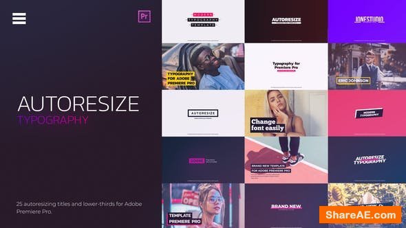 Videohive Autoresizing Titles - Premiere Pro Videohive Autoresizing Titles - Premiere Pro