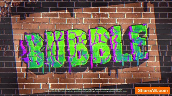 Videohive Graffiti Logo