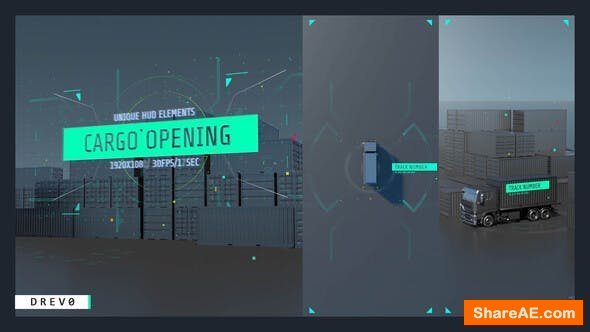 Videohive Cargo Opening