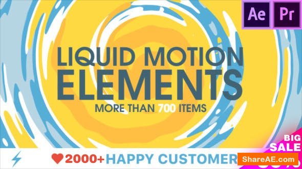Videohive Liquid Motion Elements