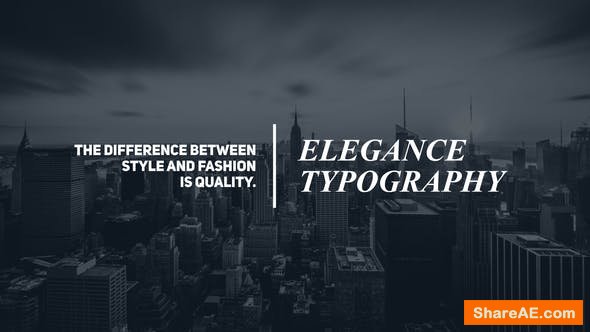 Videohive Minimal Typography 22953634 