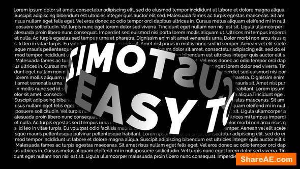 Videohive Black & Withe Stomp Percussive