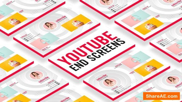 Videohive YouTube End Screens Videohive YouTube End Screens