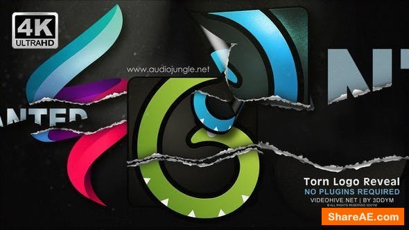 Videohive Torn Logo Reveal Videohive Torn Logo Reveal