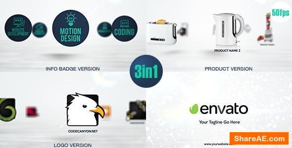 Videohive Corporate Logo Reveal 3 in 1 v2 Videohive Corporate Logo Reveal 3 in 1 v2