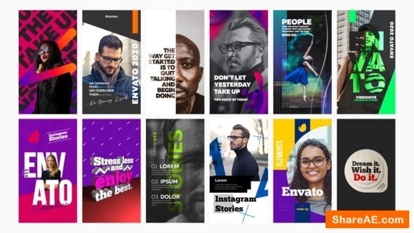 Videohive 12 Instagram Stories Vol. 2