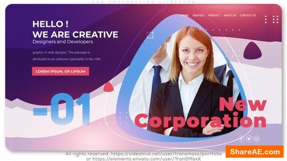 Videohive New Corporation Slideshow Videohive New Corporation Slideshow