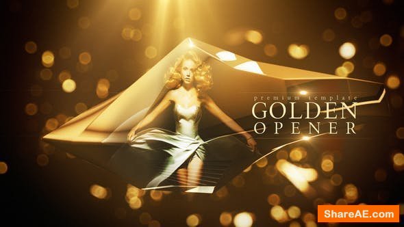 Videohive Golden Opener 22559300 Videohive Golden Opener 22559300