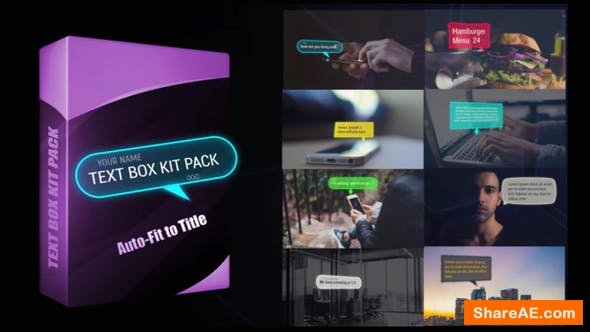 Videohive Text Box Kit Pack Videohive Text Box Kit Pack