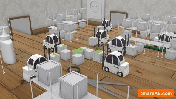 Videohive Paper Logistic Company Opener Videohive Paper Logistic Company Opener