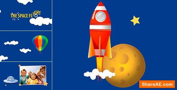 Videohive Space Flight