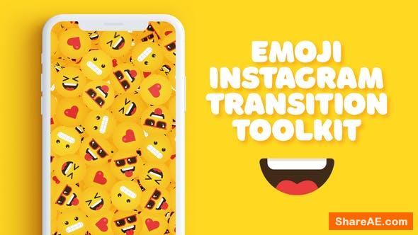 Videohive Emoji Instagram Transition Toolkit Videohive Emoji Instagram Transition Toolkit