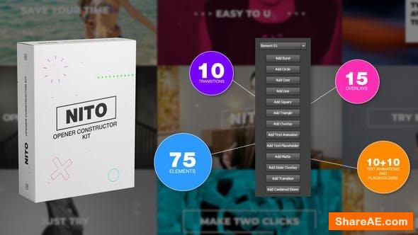 Videohive NITO - Opener Element Constructor Pack