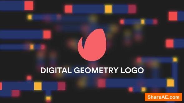 Videohive Digital Geometry Logo Reveal Videohive Digital Geometry Logo Reveal