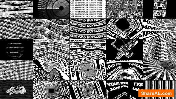 Videohive Abstract Typography // Black and White Posters Videohive Abstract Typography // Black and White Posters