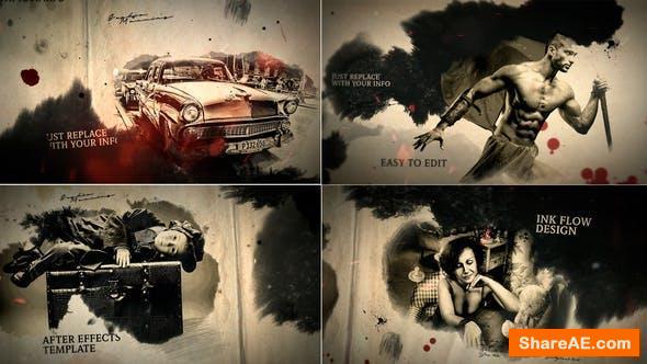 Videohive Grunge Ink Flow Videohive Grunge Ink Flow