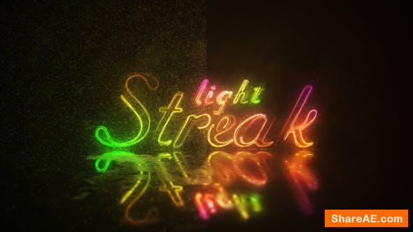 Videohive Light Streak Logo 4K UltraHD Videohive Light Streak Logo 4K UltraHD