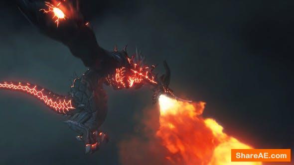 Videohive Dragon Fire Breath Logo Videohive Dragon Fire Breath Logo
