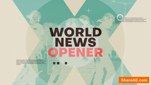 Videohive World News Opener 25773059 Videohive World News Opener 25773059