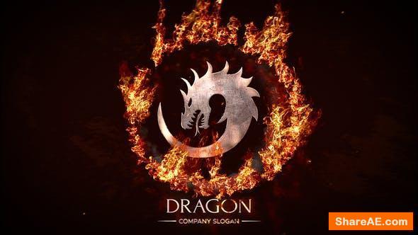 Videohive Circle Fire Logo Videohive Circle Fire Logo