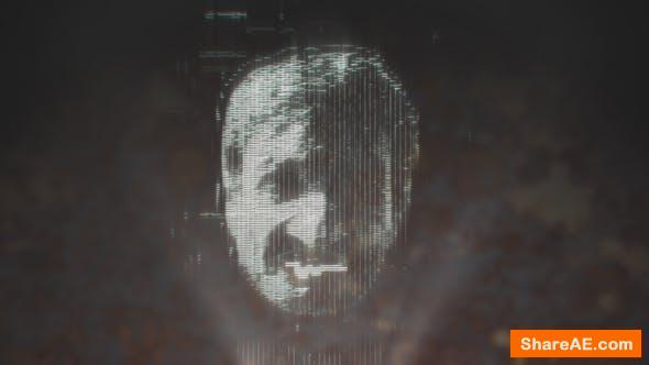 Videohive Holographic Face Videohive Holographic Face