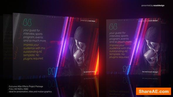 Videohive Sports Interview Box Template Videohive Sports Interview Box Template