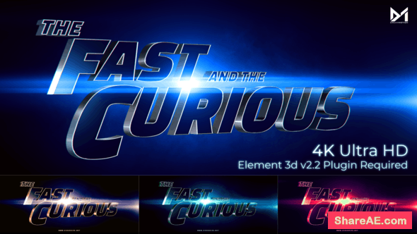 Videohive Cinematic Title Trailer_Fast and the curious Videohive Cinematic Title Trailer_Fast and the curious