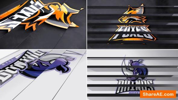 Videohive Panel Flip Logo Reveal