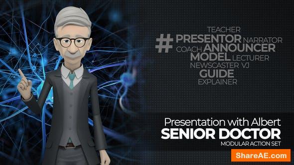Videohive Presentation With Albert: Senior Doctor