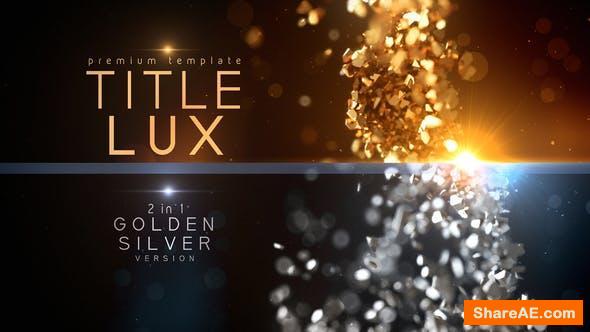 Videohive Title Lux Videohive Title Lux