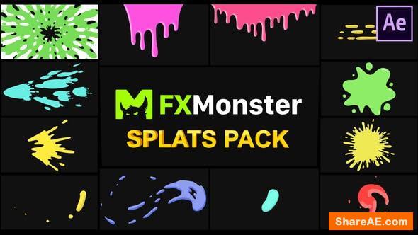 Videohive Splats Pack | After Effects Videohive Splats Pack | After Effects