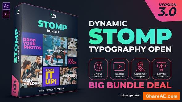 Videohive Dynamic Stomp Typography Open v3