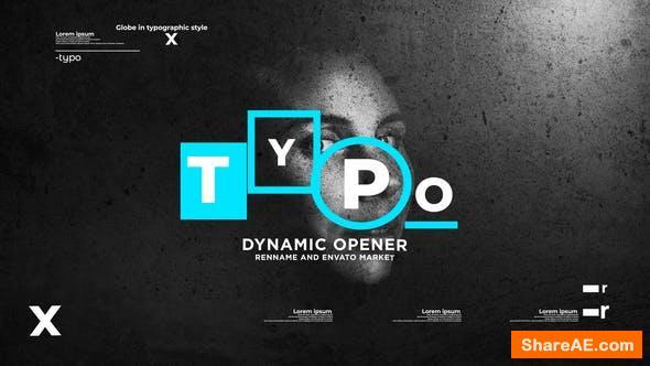 Videohive Typographic Dynamic Stomp Opener