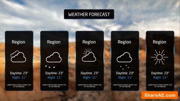 Videohive Weather Forecast Broadcast - With Intro Videohive Weather Forecast Broadcast - With Intro