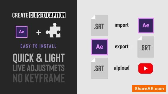 Videohive Social Media Video Captions Import & Export SRT files Videohive Social Media Video Captions Import & Export SRT files