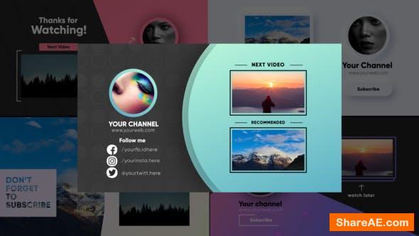 Videohive Youtube End Screens 26117296 Videohive Youtube End Screens 26117296