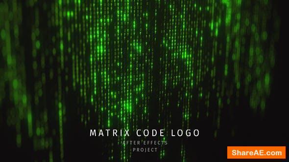 Videohive Matrix Code Logo Videohive Matrix Code Logo