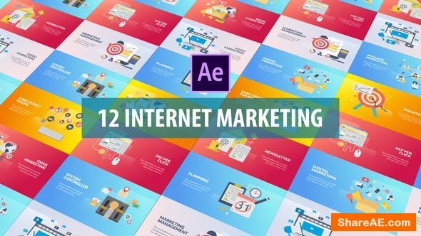 Videohive Internet Marketing - Flat Animation Videohive Internet Marketing - Flat Animation
