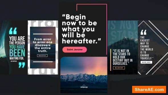 Videohive Instagram Quotes Stories Videohive Instagram Quotes Stories