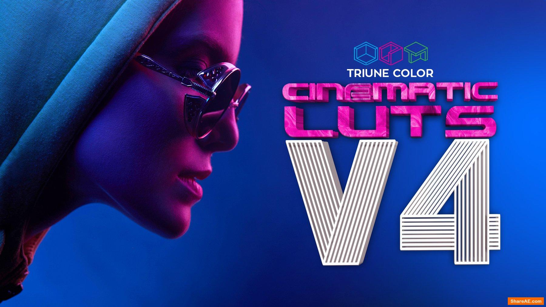 Cinematic LUTs V4 - Triune Digital Cinematic LUTs V4 - Triune Digital