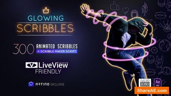Videohive Glowing Scribble - Neon Fx Pack Videohive Glowing Scribble - Neon Fx Pack