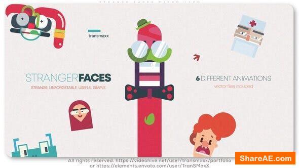 Videohive Strange Faces Micro Typo Videohive Strange Faces Micro Typo