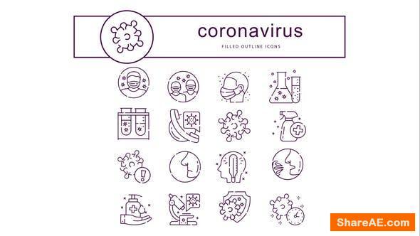 Videohive Coronavirus - Animated Icons Videohive Coronavirus - Animated Icons