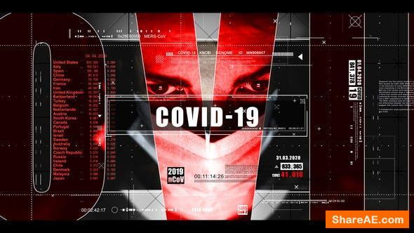 Videohive Pandemic Glitch Trailer