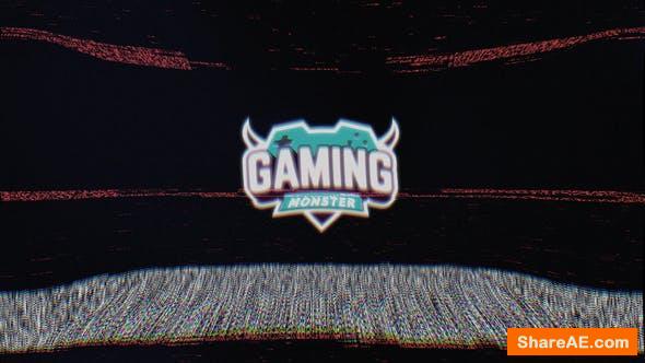 Videohive Old TV Glitch Logo Videohive Old TV Glitch Logo