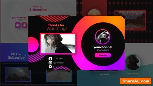 Videohive Youtube Stylish Endscreens Videohive Youtube Stylish Endscreens