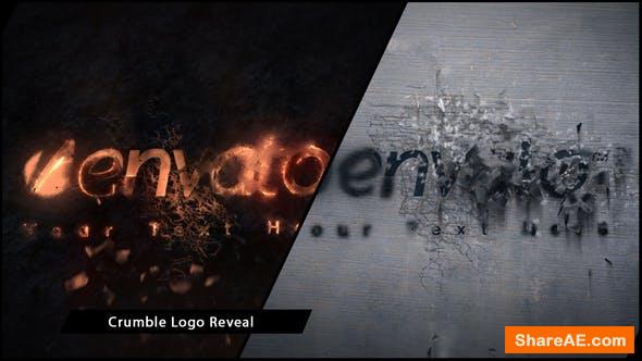 Videohive Crumble Logo Reveal Videohive Crumble Logo Reveal