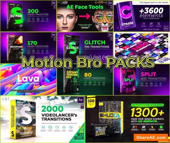 MotionBro Transition After Effects Full Packs 2020
